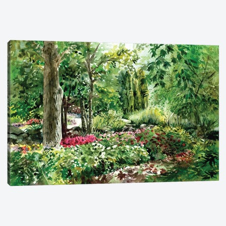 Down The Garden Path Landscape Canvas Print #JDI247} by Judith Stein Canvas Wall Art