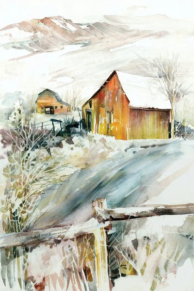 Colorado: First Snow - Colorado Landscape by Judith Stein