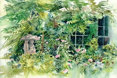 Fountain Of Youth Landscape by Judith Stein canvas print