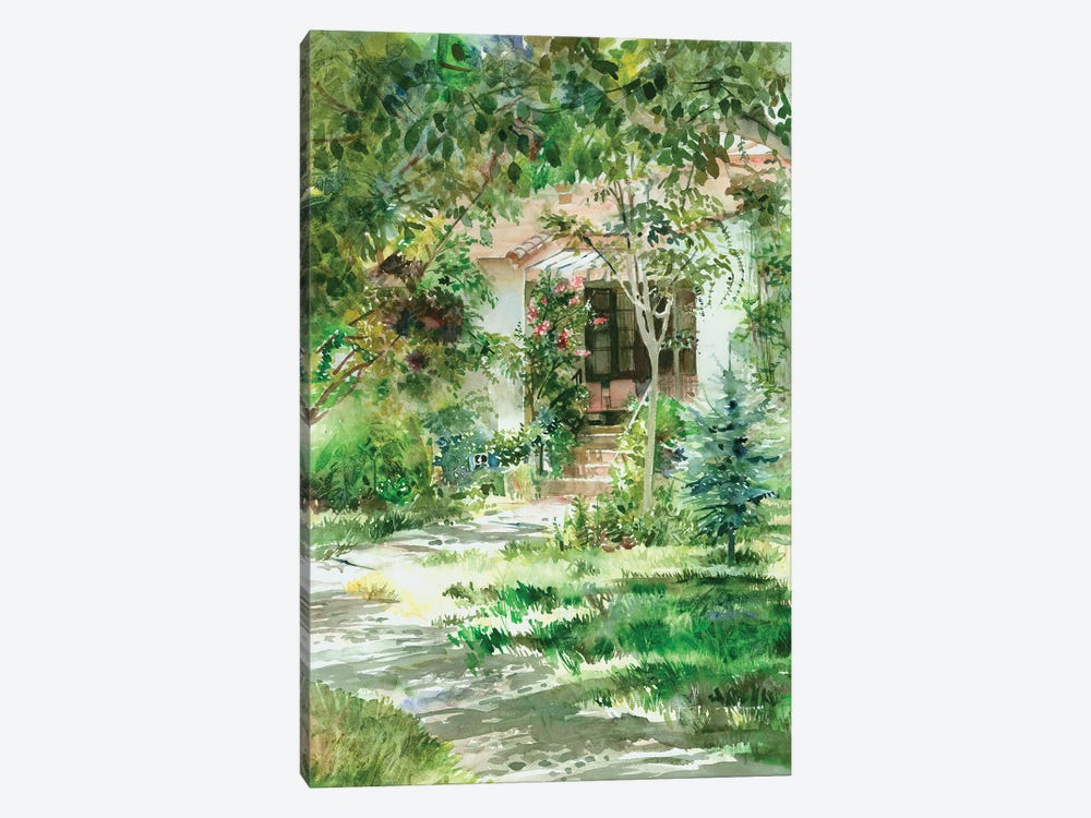 Hidden Hacienda Landscape by Judith Stein 1-piece Canvas Print
