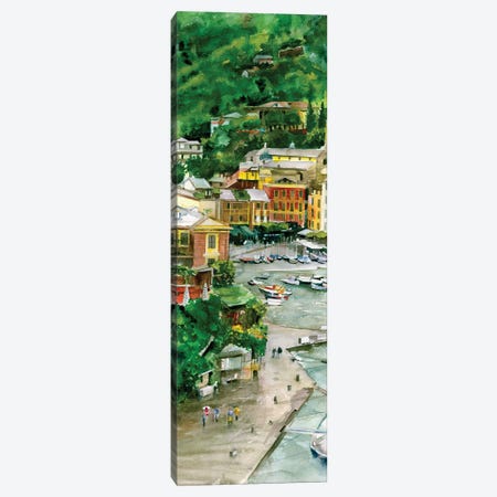 Portofino Harbor Seascape Canvas Print #JDI256} by Judith Stein Canvas Print