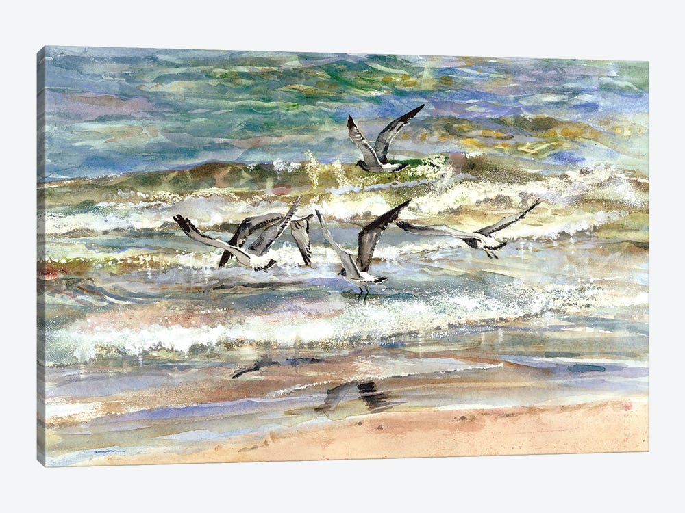 Superior Seagulls Seascape by Judith Stein 1-piece Art Print