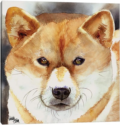Bold Spirit - Shiba Inu Canvas Art Print - Shiba Inu Art
