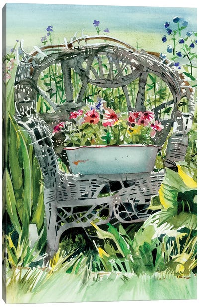 The Chair Rests Canvas Art Print - Judith Stein