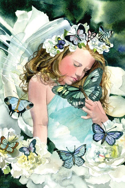 Butterfly Kisses by Judith Stein wall art