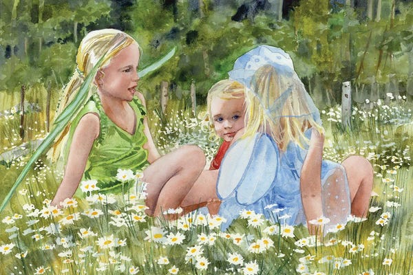 Daisies: Fairy Chatter by Judith Stein