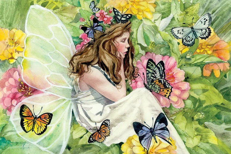 Fairy Thoughts by Judith Stein wall art