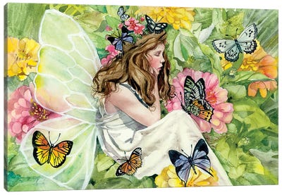 Fairy Thoughts Canvas Art Print - Judith Stein