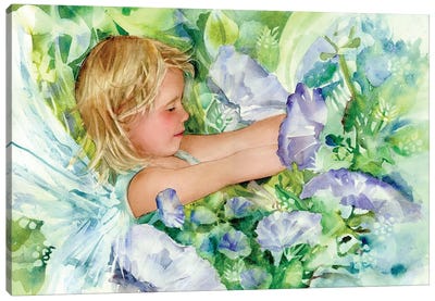 Flower Fairy Canvas Art Print - Judith Stein