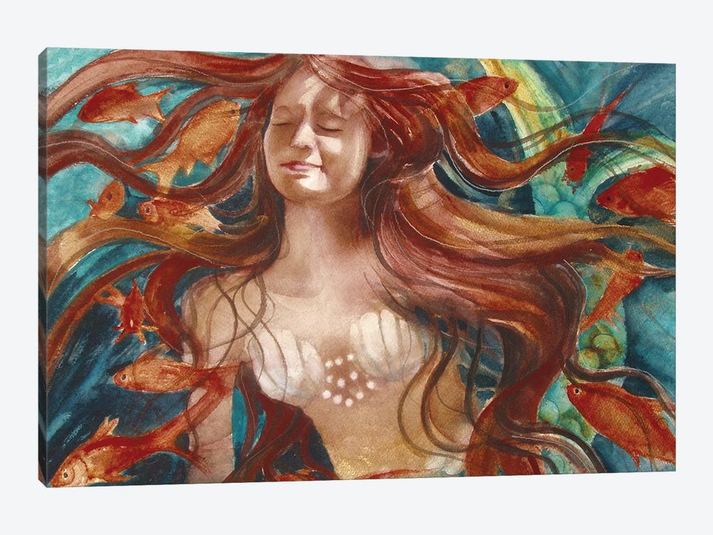 Mermaid Princess by Judith Stein 1-piece Art Print