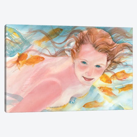 Secrets Of The Mermaid Canvas Print #JDI308} by Judith Stein Canvas Art