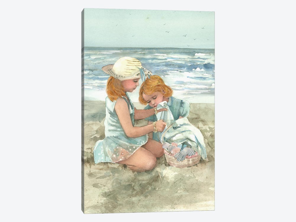 Beach Blanket Party by Judith Stein 1-piece Canvas Art