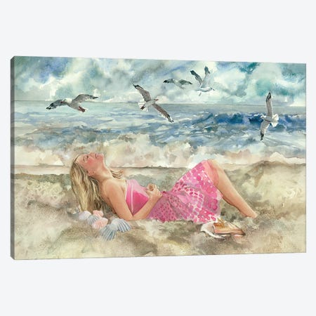 Beach Retreat Canvas Print #JDI314} by Judith Stein Canvas Wall Art