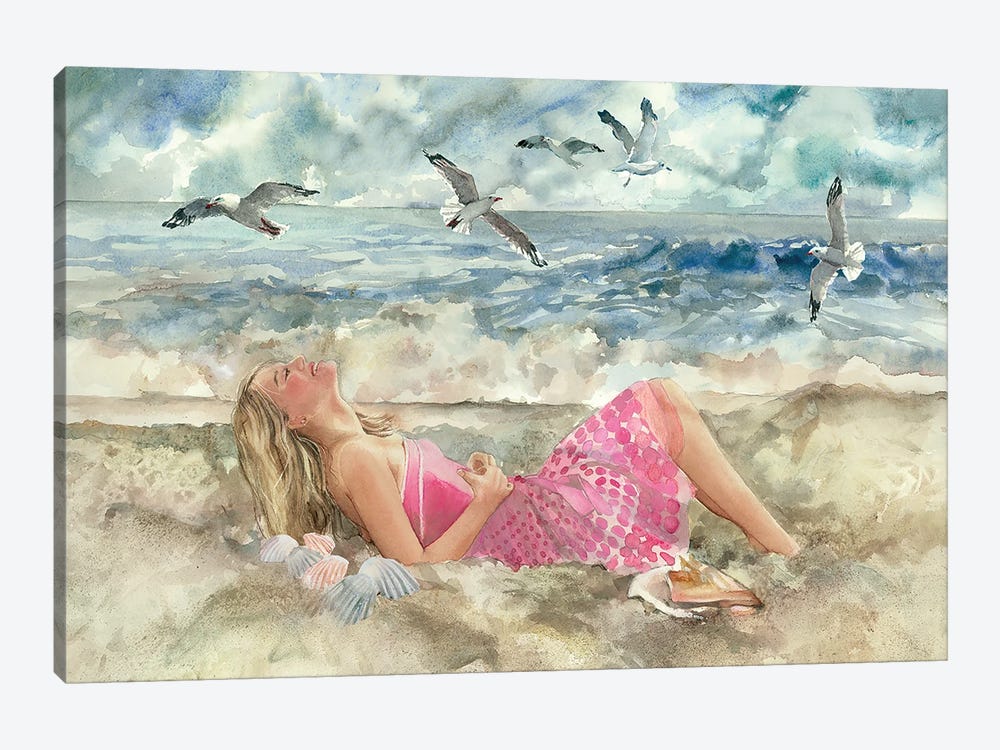 Beach Retreat by Judith Stein 1-piece Canvas Art Print
