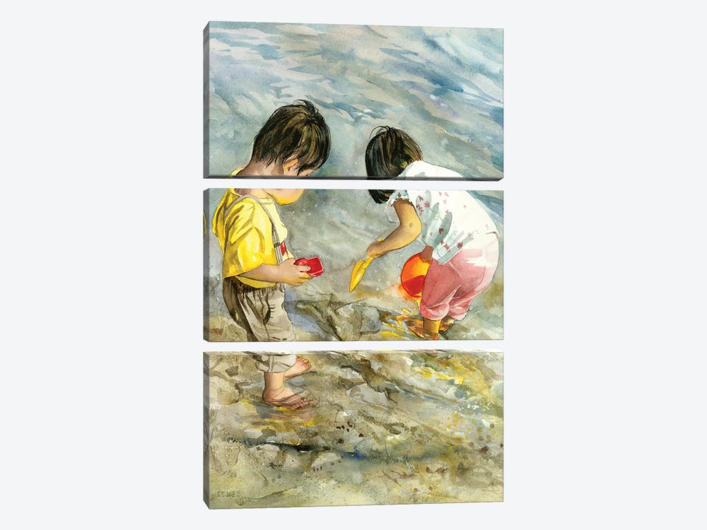 Coastline Quest by Judith Stein 3-piece Art Print