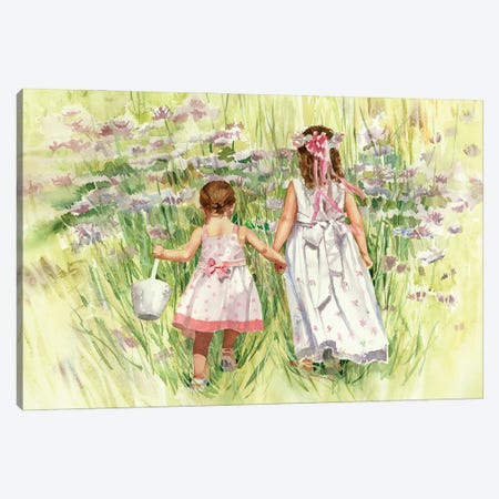 Down To The Meadow Canvas Print #JDI322} by Judith Stein Canvas Artwork