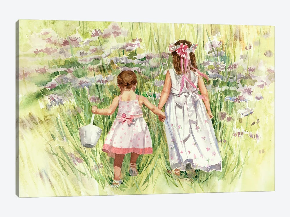 Down To The Meadow by Judith Stein 1-piece Canvas Art