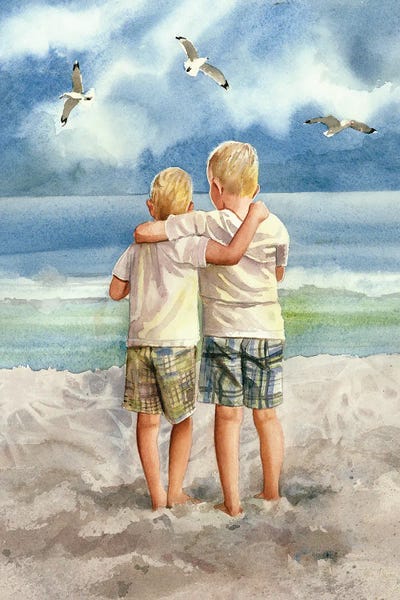Contemporary Coastal: He's Not Heavy by Judith Stein