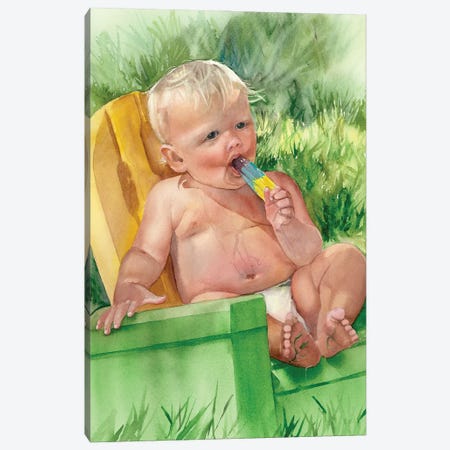 It's A Popsicle Canvas Print #JDI328} by Judith Stein Canvas Art
