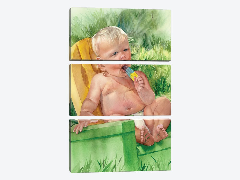 It's A Popsicle by Judith Stein 3-piece Canvas Art