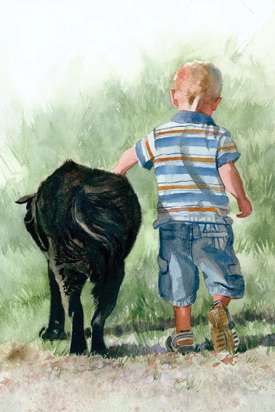 Must Love Dogs by Judith Stein canvas print