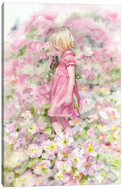 Pretty In Pink Canvas Art Print - Judith Stein