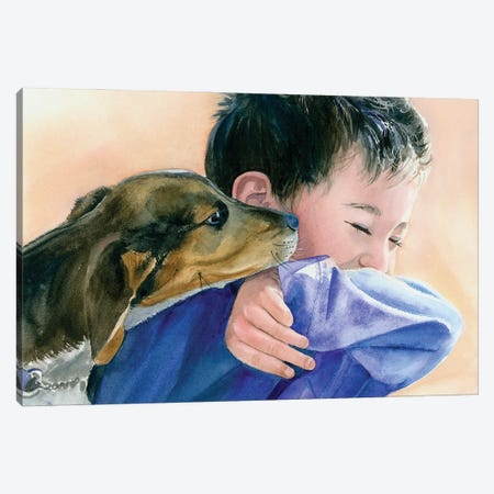 Puppy Dog Tails Canvas Print #JDI339} by Judith Stein Canvas Print