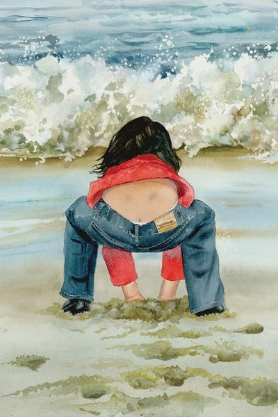 Sandbox by Judith Stein multi panel art