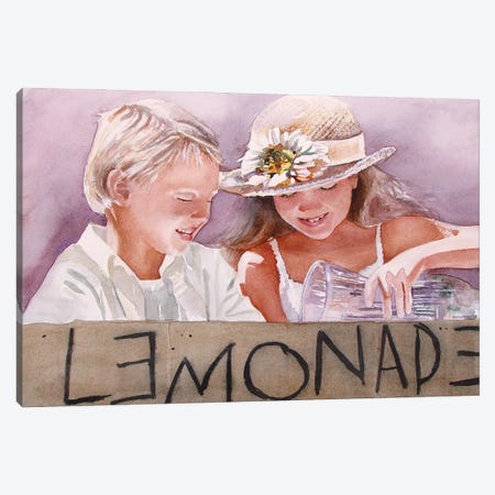 Who Wants Lemonade Canvas Print #JDI346} by Judith Stein Canvas Print