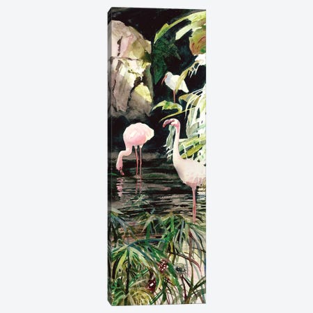 Flaming Flamingos Canvas Print #JDI374} by Judith Stein Canvas Wall Art