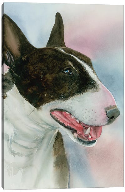 Spuds - Bull Terrier Canvas Art Print - Bull Terrier Art