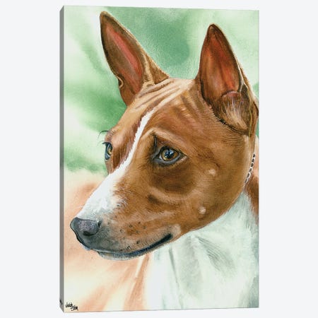 Congo Dog - Basenji Canvas Print #JDI42} by Judith Stein Canvas Artwork