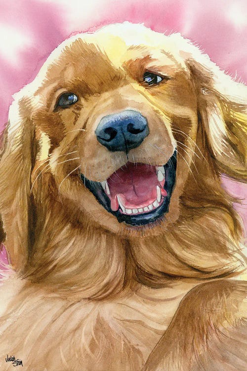 Golden Moment - Golden Retriever by Judith Stein wall art