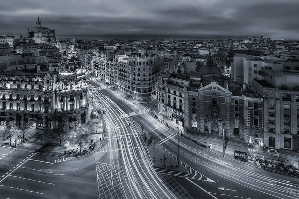 Community Of Madrid: Madrid City Lights by Javier de la Torre