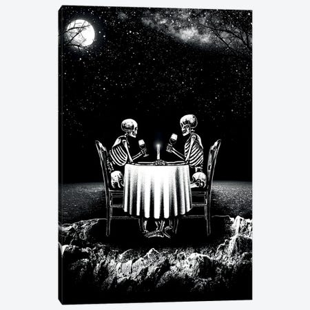 Dinner For Two Canvas Print #JDM12} by Junaid Mortimer Canvas Art Print