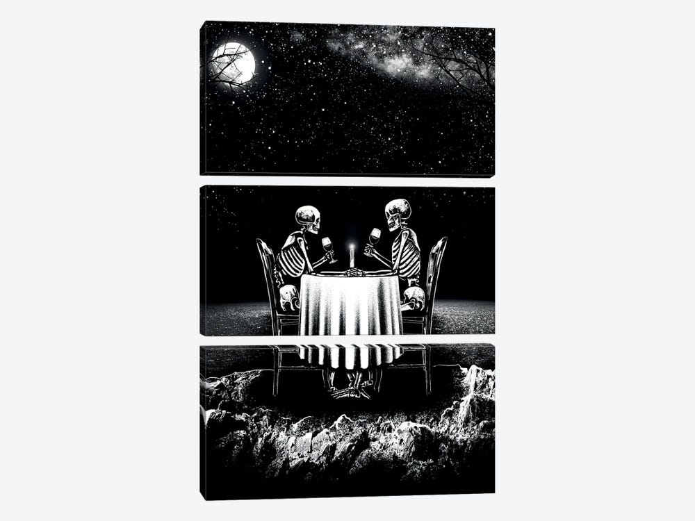 Dinner For Two by Junaid Mortimer 3-piece Art Print