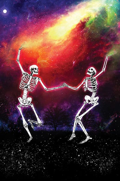 Skeletons: Good Vibes Only by Junaid Mortimer