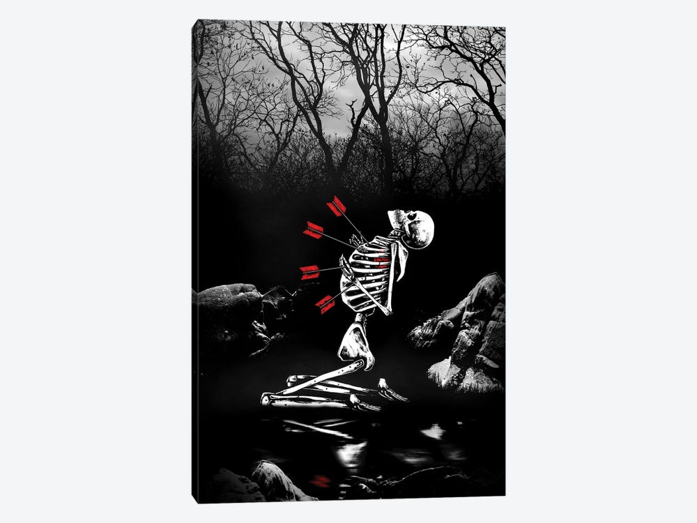 Holes In My Heart by Junaid Mortimer 1-piece Canvas Print