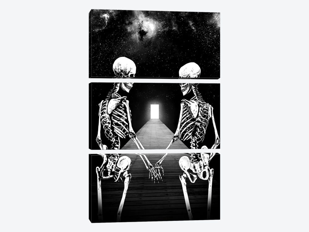 Just The Beginning by Junaid Mortimer 3-piece Canvas Art