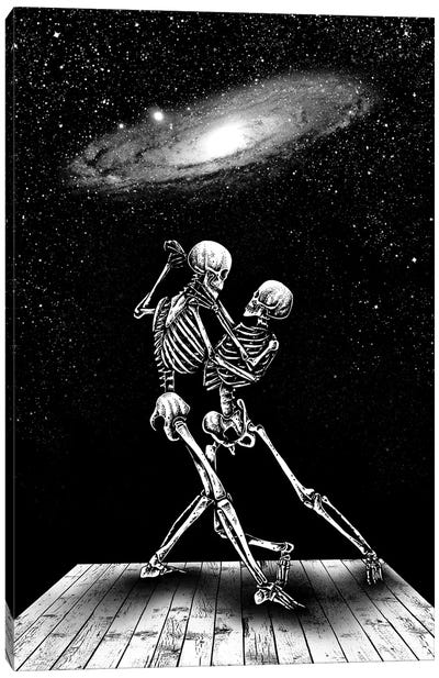 My Universe Canvas Art Print - Skeleton Art
