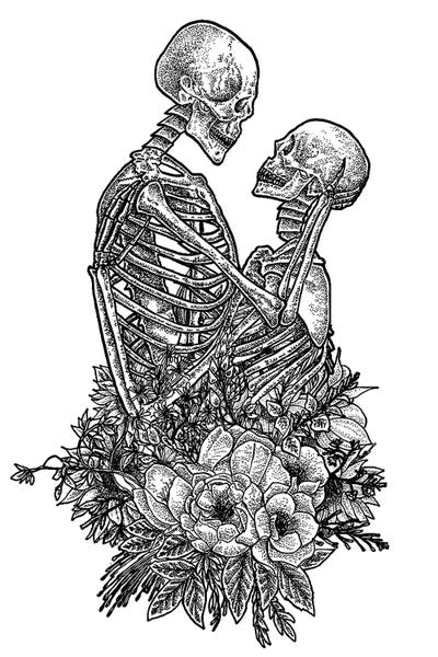 Love Is Eternal: Skeleton Love by Junaid Mortimer