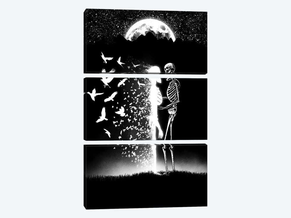The Long Goodbye by Junaid Mortimer 3-piece Canvas Print