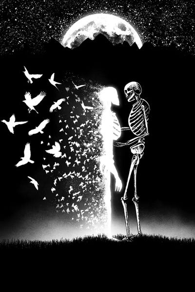 Black & White Drawings & Illustrations: The Long Goodbye by Junaid Mortimer