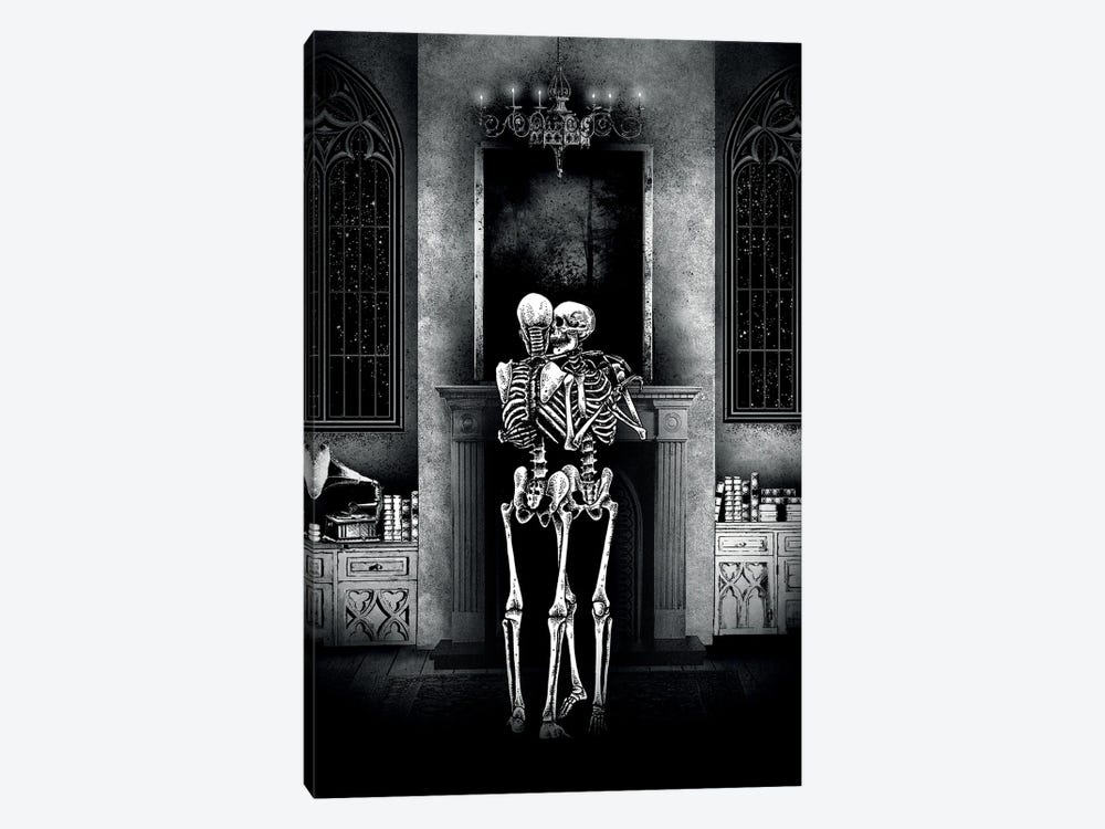 To The Moon And Back by Junaid Mortimer 1-piece Canvas Print