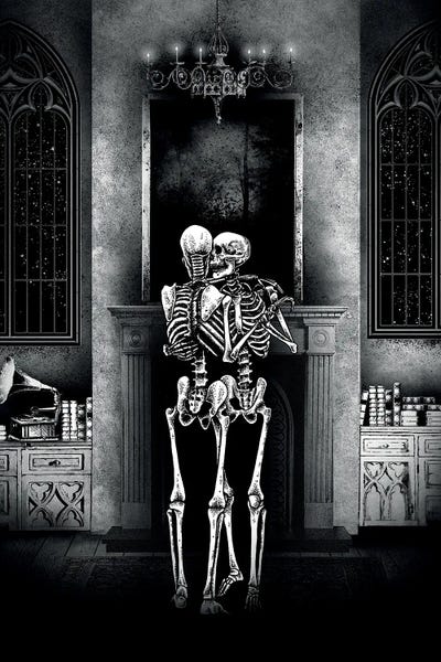 Goth Art: To The Moon And Back by Junaid Mortimer