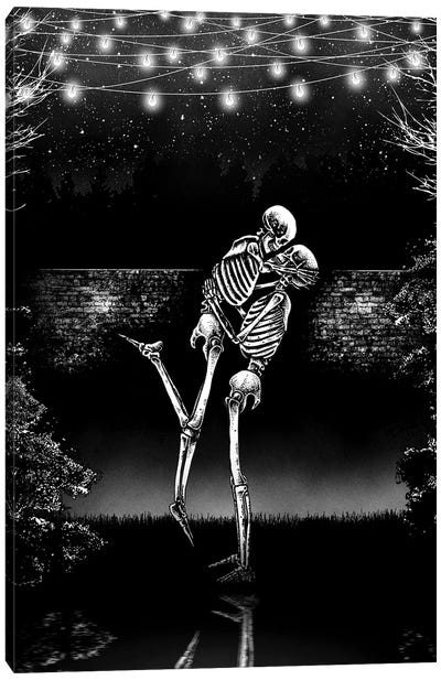 Unconditional Canvas Art Print - Skeleton Art