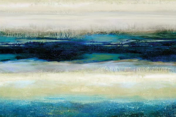 Linear Abstract: Reflections In Blue by Jaden Blake