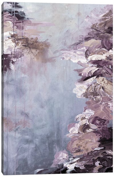 Lakefront Escape V Canvas Art Print - Pantone Ultra Violet 2018