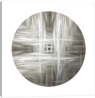 Learning To Focus I Canvas Art Print - Gray & White Art