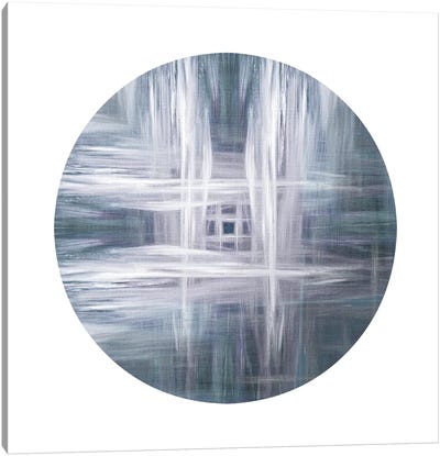 Learning To Focus IV Canvas Art Print - Circular Abstract Art